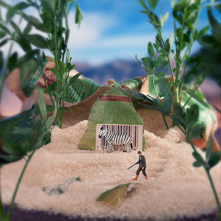 微距摄影的食物和人偶,每个都是不同的故事--置顶表情